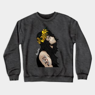 flower crown aizawa Crewneck Sweatshirt